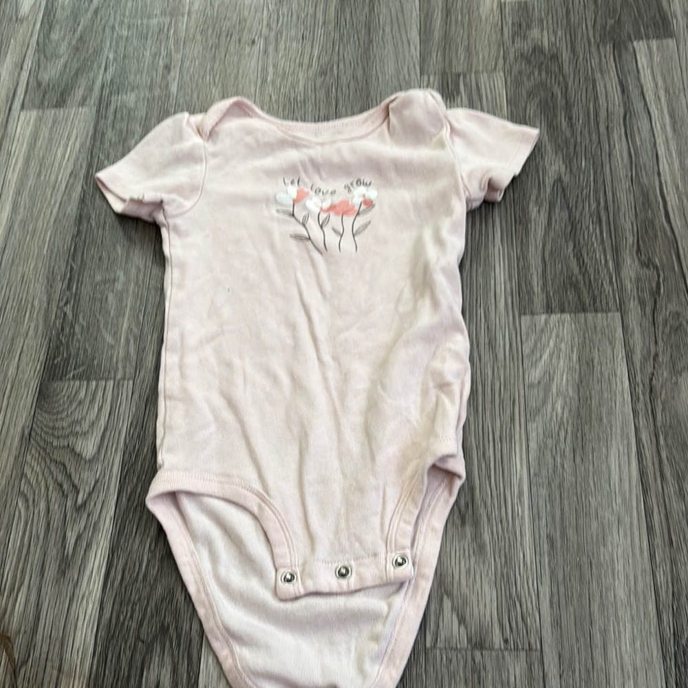 Carter's Pink Bodysuit One Piece Soft and Classic